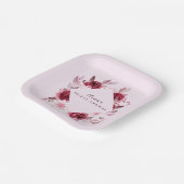 Brautparty der Herbstromantik Pappteller (Gewinkelt)