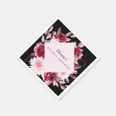 Brautparty der Herbstromantik Serviette (Ecke)