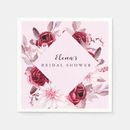 Brautparty der Herbstromantik Serviette