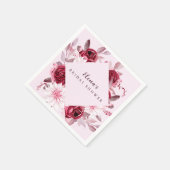 Brautparty der Herbstromantik Serviette (Ecke)