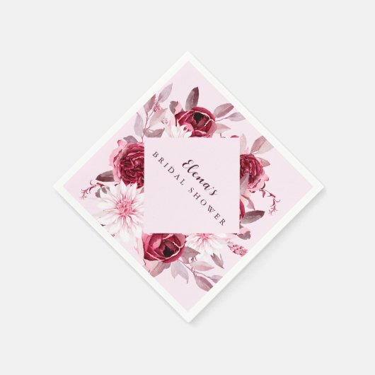 Brautparty der Herbstromantik Serviette (Ecke)