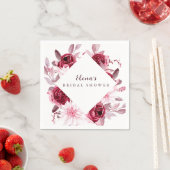 Brautparty der Herbstromantik Serviette (Beispiel)