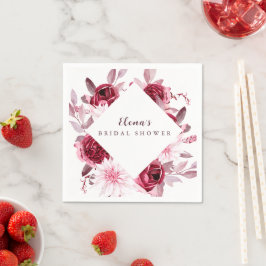 Brautparty der Herbstromantik Serviette