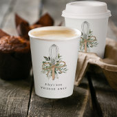 Brautparty der Küche Pappbecher