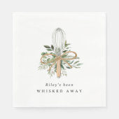 Brautparty der Küche Serviette (Vorderseite)