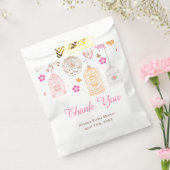Brautparty der rosa und orangefarbenen Vogelkäfige Geschenktütchen (Versiegelt)