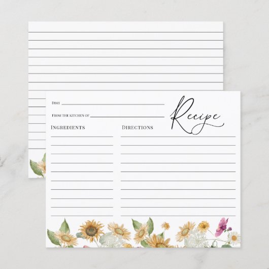 Brautparty der Sonnenblumenfelder (Vorne/Hinten)