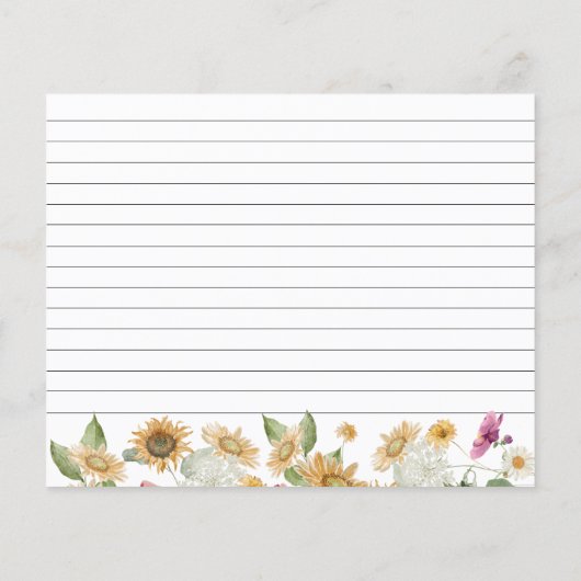 Brautparty der Sonnenblumenfelder (Rückseite)