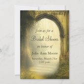 Brautparty der verzauberten Waldschlucht Einladung (Vorderseite)