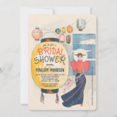 Brautparty der Vintagen Frau und der Weibchen Einladung (Vorderseite)