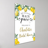 Brautparty der wichtigsten Zitronenpresse Begrüßun Foliendrucke (Ablage )