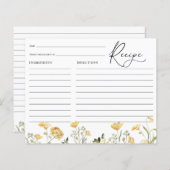 Brautparty der zarten gelben Wildblume (Vorne/Hinten)