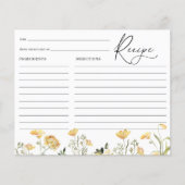 Brautparty der zarten gelben Wildblume (Vorderseite)