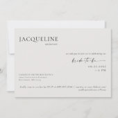 Brautparty des aktuellen Beige-QR-Codes Einladung (Vorderseite)