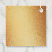 Brautparty des geometrischen Herzens Geschenkanhänger (Rückseite)