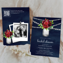 Brautparty des QR-Codes der Roten Blumenflotte