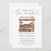 Brautparty des QR-Kodex für den Markt Einladung (Vorne/Hinten)