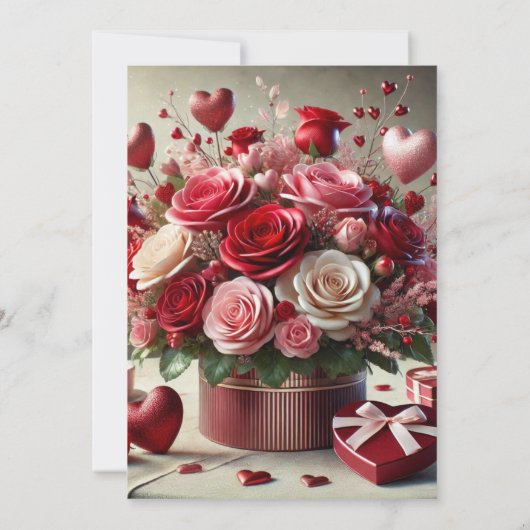 Brautparty des Valentinstag Einladung (Rückseite)