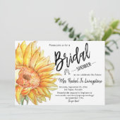 Brautparty Details Karte für moderne, einfache Son (Stehend Vorderseite)