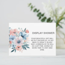 Brautparty-Display-Dusche für die Pastel-Wildblume
