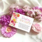 Brautparty Display Dusche Karte Helle Zitrone