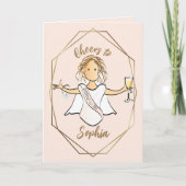 Brautparty Dusche Funny Cartoon Polterabend Karte (Vorderseite)