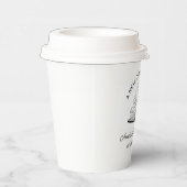 Brautparty "Ein neues Kapitel" Elegantes Buch Love Pappbecher (Rechts)