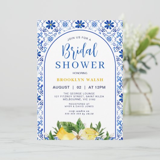 Brautparty Einladung (Stehend Vorderseite)