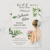 Brautparty Einladung (Vorne/Hinten)