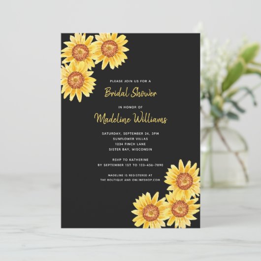 Brautparty Einladung (Stehend Vorderseite)