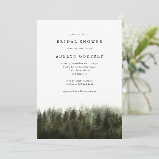 Brautparty Einladung (Stehend Vorderseite)