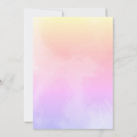 Brautparty Einladung (Rückseite)