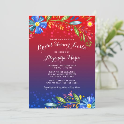 Brautparty Einladung (Stehend Vorderseite)