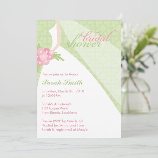 Brautparty Einladung (Stehend Vorderseite)