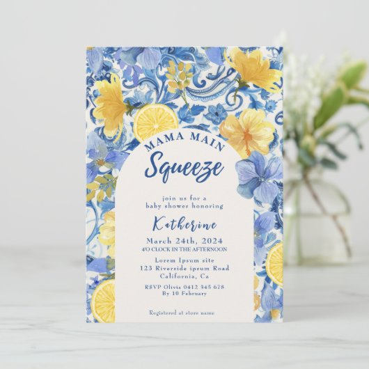 Brautparty Einladung (Stehend Vorderseite)