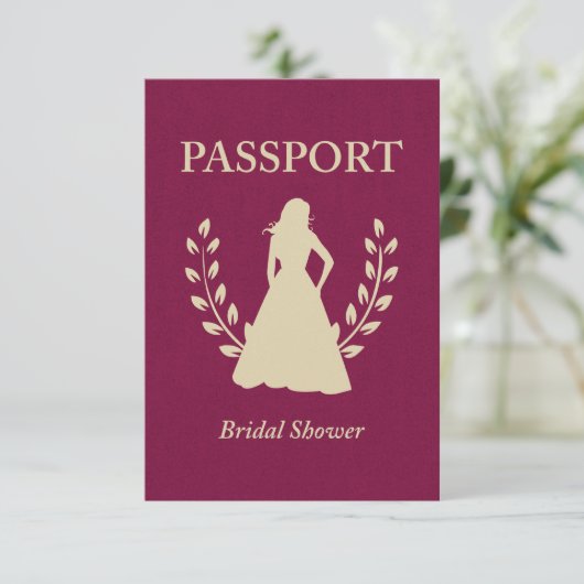 Brautparty Einladung (Stehend Vorderseite)