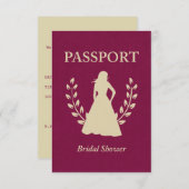 Brautparty Einladung (Vorne/Hinten)