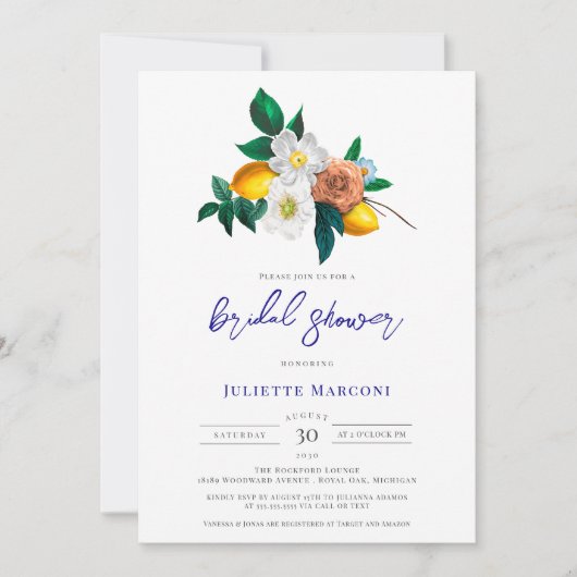 Brautparty Einladung (Vorderseite)