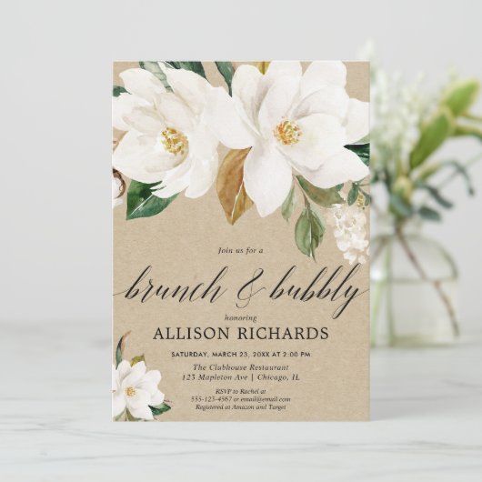 Brautparty Einladung (Stehend Vorderseite)