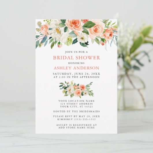 Brautparty Einladung (Stehend Vorderseite)