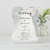 Brautparty Einladung (Stehend Vorderseite)