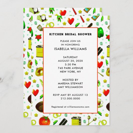 Brautparty Einladung (Vorne/Hinten)