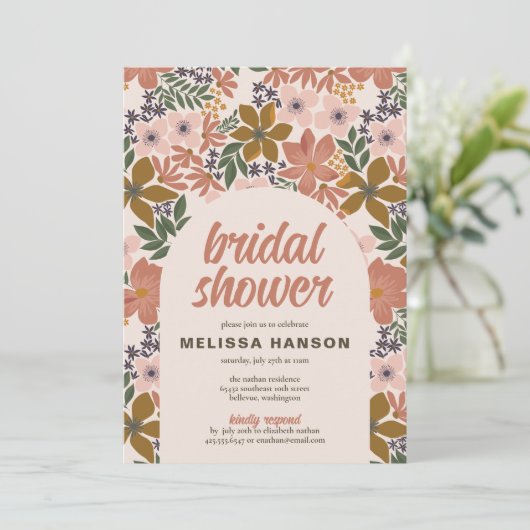 Brautparty Einladung (Stehend Vorderseite)