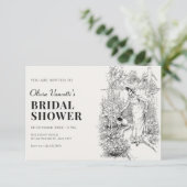 Brautparty Einladung (Stehend Vorderseite)