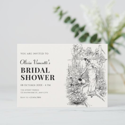 Brautparty Einladung (Stehend Vorderseite)