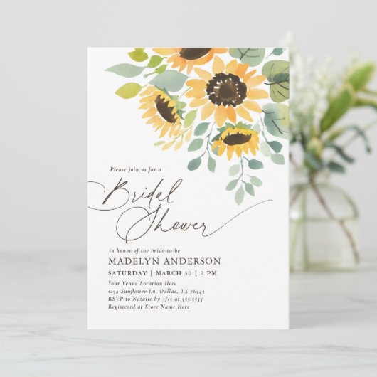 Brautparty Einladung (Stehend Vorderseite)