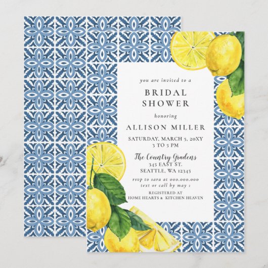 Brautparty Einladung (Vorne/Hinten)