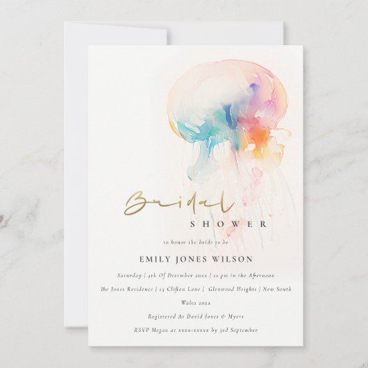 Brautparty Einladung (Vorderseite)