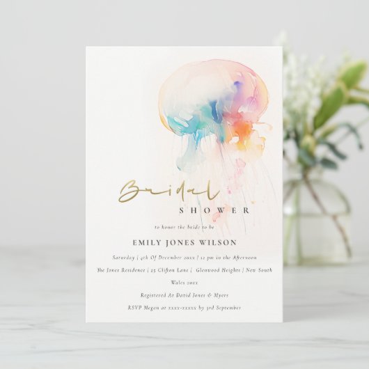 Brautparty Einladung (Stehend Vorderseite)