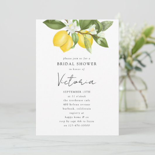 Brautparty Einladung (Stehend Vorderseite)